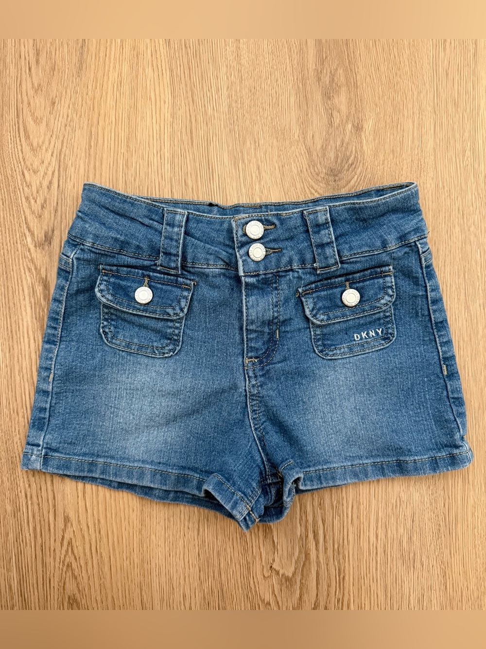 DKNY blue denim shorts for girls size 10